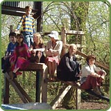 Group on steps